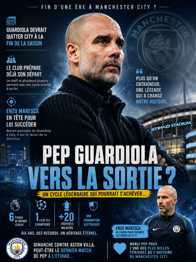 The End of an Era? Pep Guardiola’s Manchester City Future in Serious Doubt
